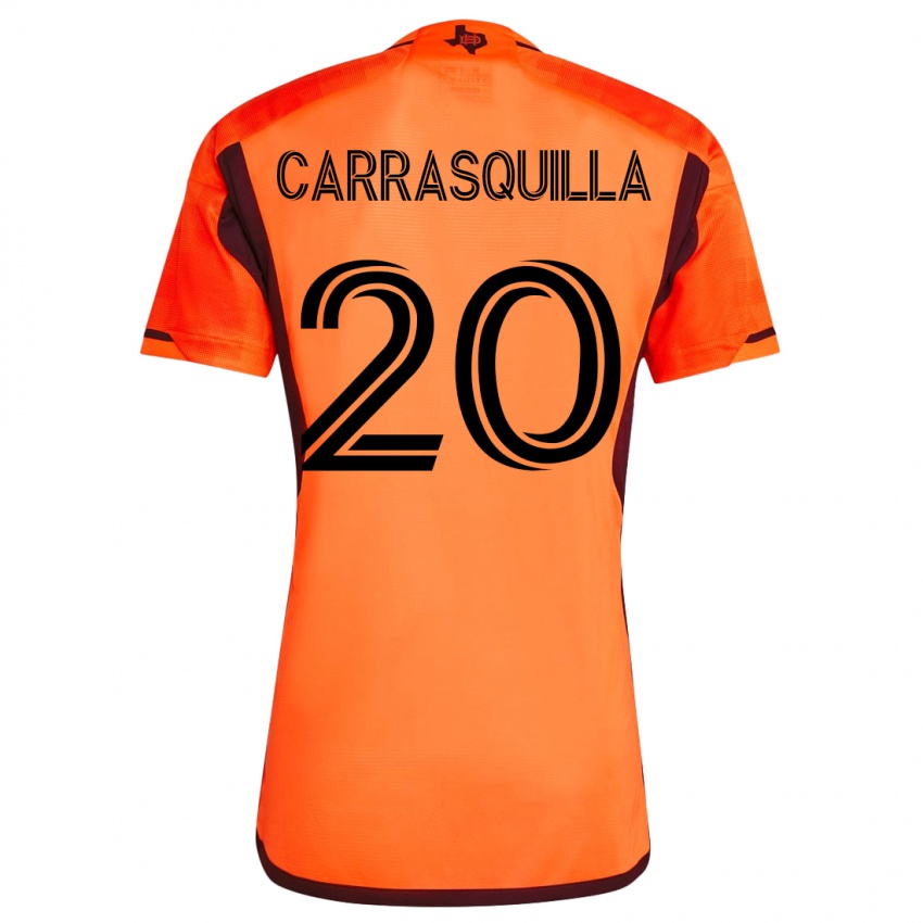 Dzieci Adalberto Carrasquilla #20 Pomarańczowy Domowa Koszulka 2023/24 Koszulki Klubowe