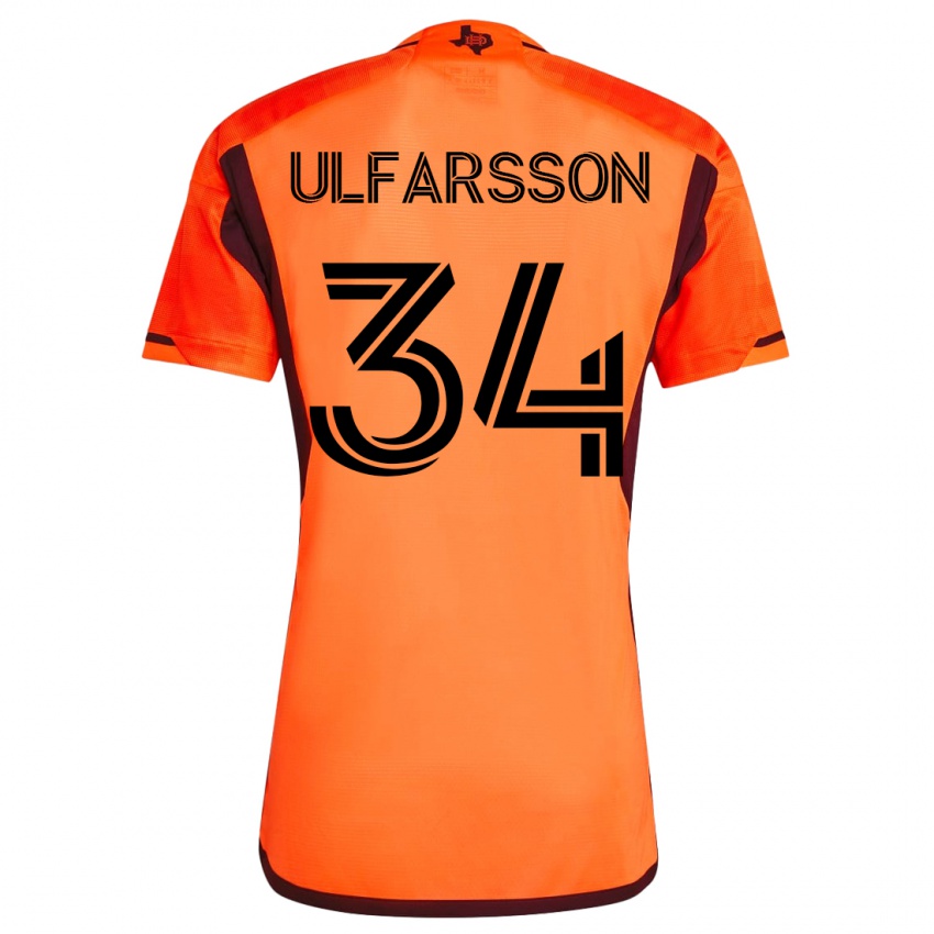 Dzieci Thor Úlfarsson #34 Pomarańczowy Domowa Koszulka 2023/24 Koszulki Klubowe