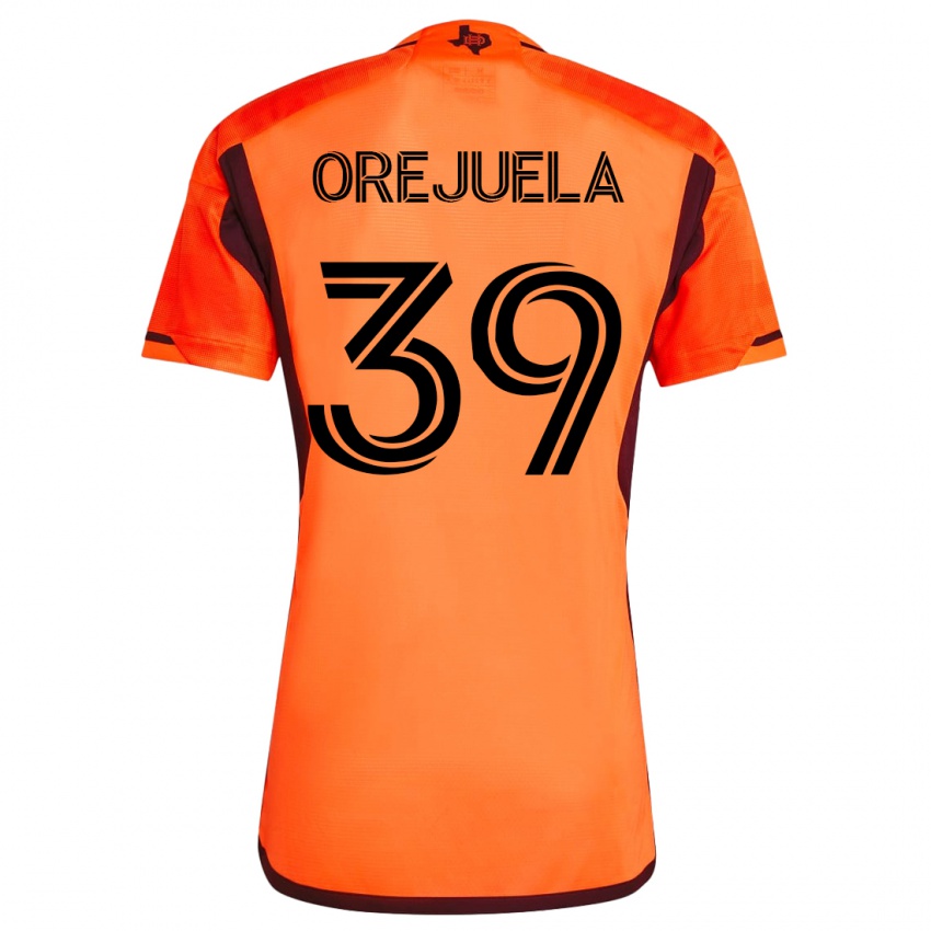 Dzieci Jesus Orejuela #39 Pomarańczowy Domowa Koszulka 2023/24 Koszulki Klubowe