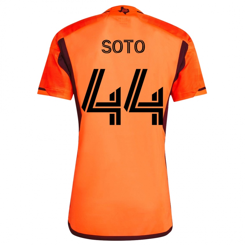 Dzieci Ezekiel Soto #44 Pomarańczowy Domowa Koszulka 2023/24 Koszulki Klubowe