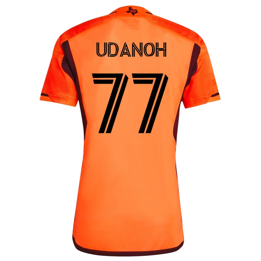 Dzieci Iffy Udanoh #77 Pomarańczowy Domowa Koszulka 2023/24 Koszulki Klubowe