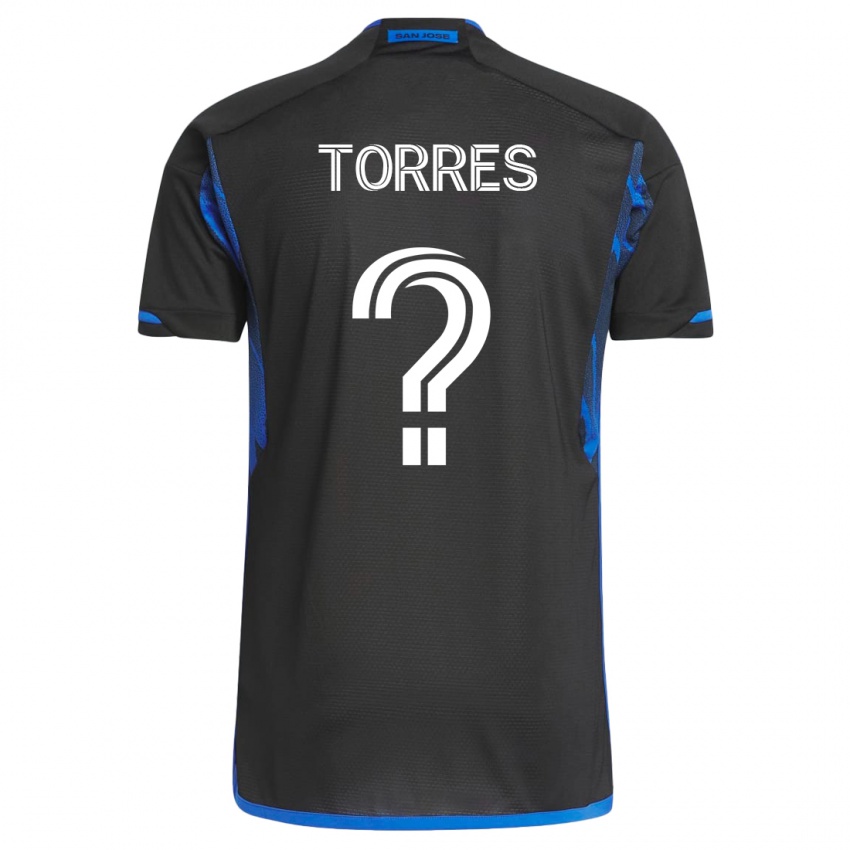 Dzieci Jorge Torres #0 Niebiesko-Czarny Domowa Koszulka 2023/24 Koszulki Klubowe