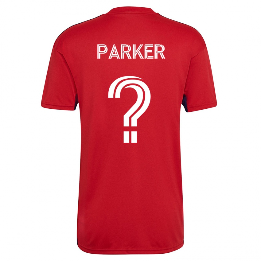 Dzieci Isaiah Parker #0 Czerwony Domowa Koszulka 2023/24 Koszulki Klubowe