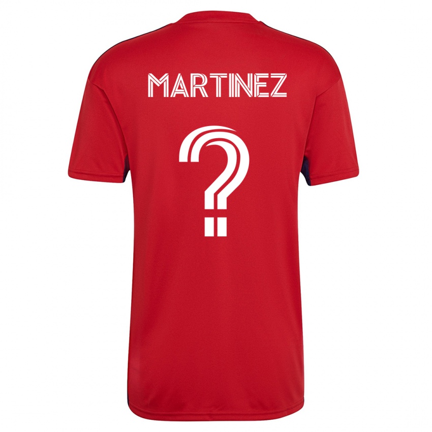 Dzieci Jonathan Martinez #0 Czerwony Domowa Koszulka 2023/24 Koszulki Klubowe