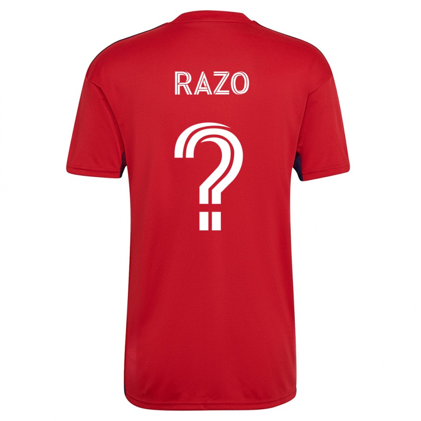 Dzieci Edgar Razo #0 Czerwony Domowa Koszulka 2023/24 Koszulki Klubowe