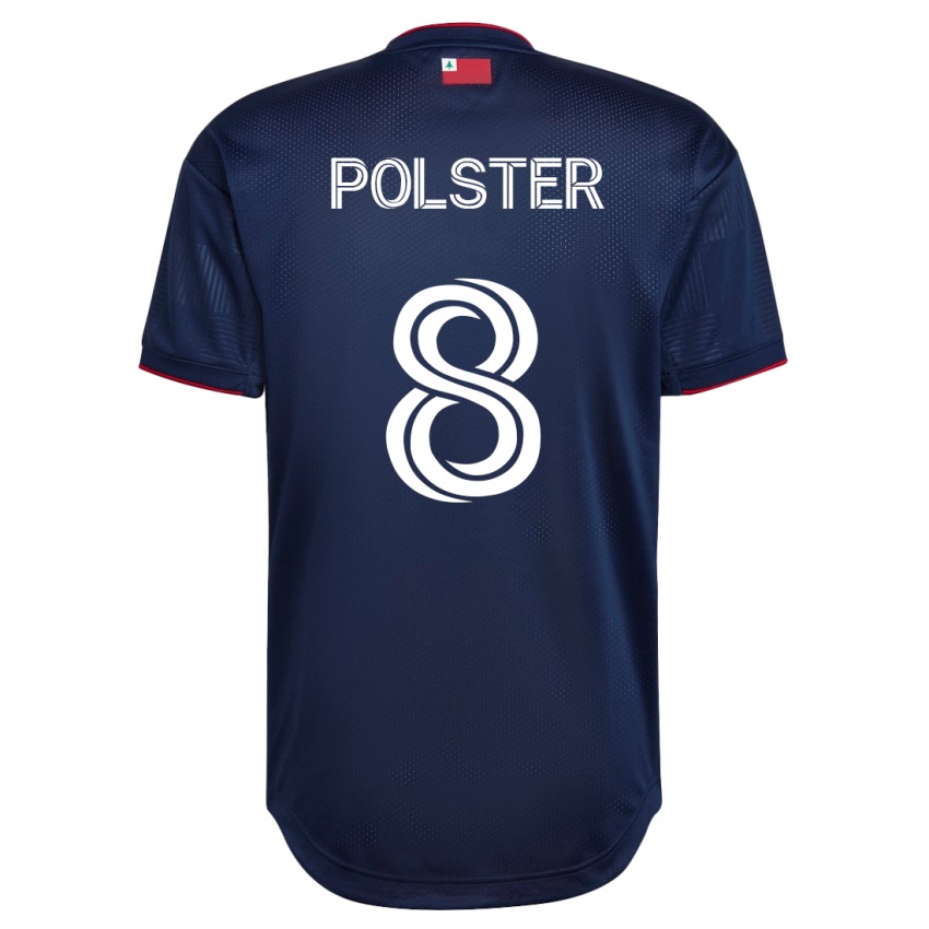 Dzieci Matt Polster #8 Marynarka Wojenna Domowa Koszulka 2023/24 Koszulki Klubowe