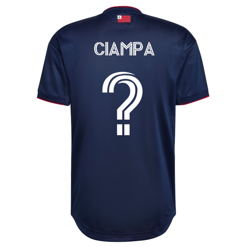 Dzieci Giuseppe Ciampa #0 Marynarka Wojenna Domowa Koszulka 2023/24 Koszulki Klubowe