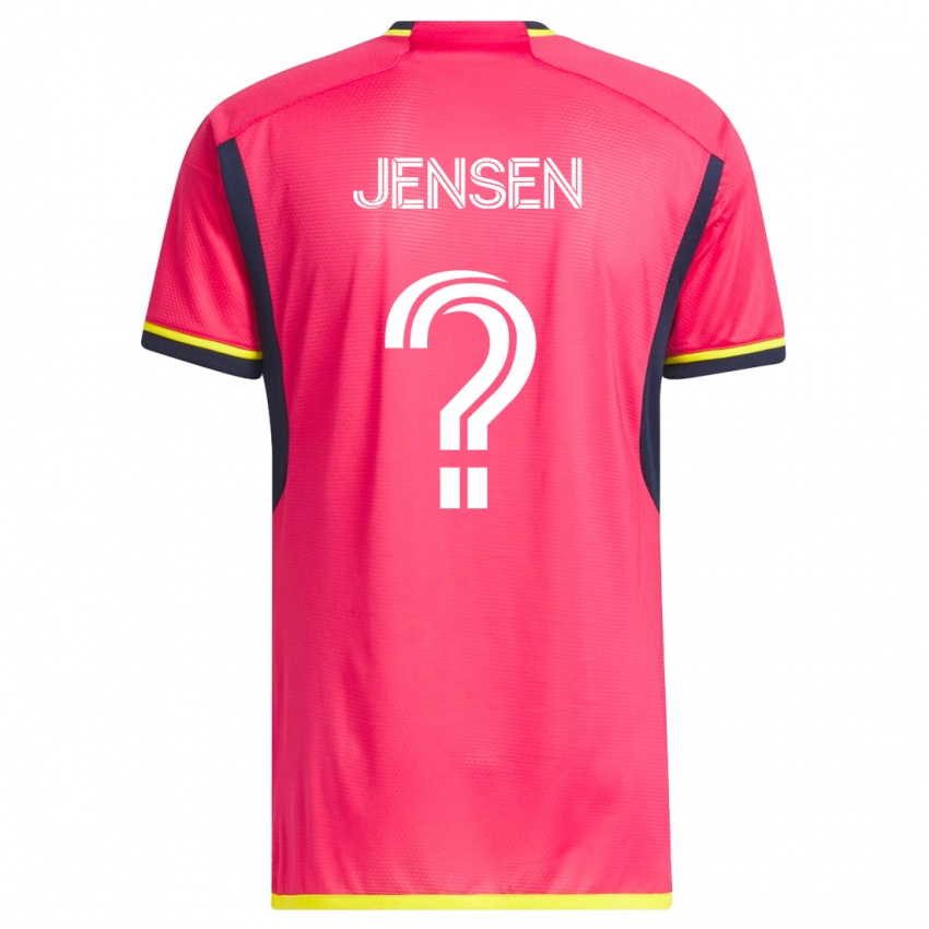 Dzieci Isak Jensen #0 Różowy Domowa Koszulka 2023/24 Koszulki Klubowe