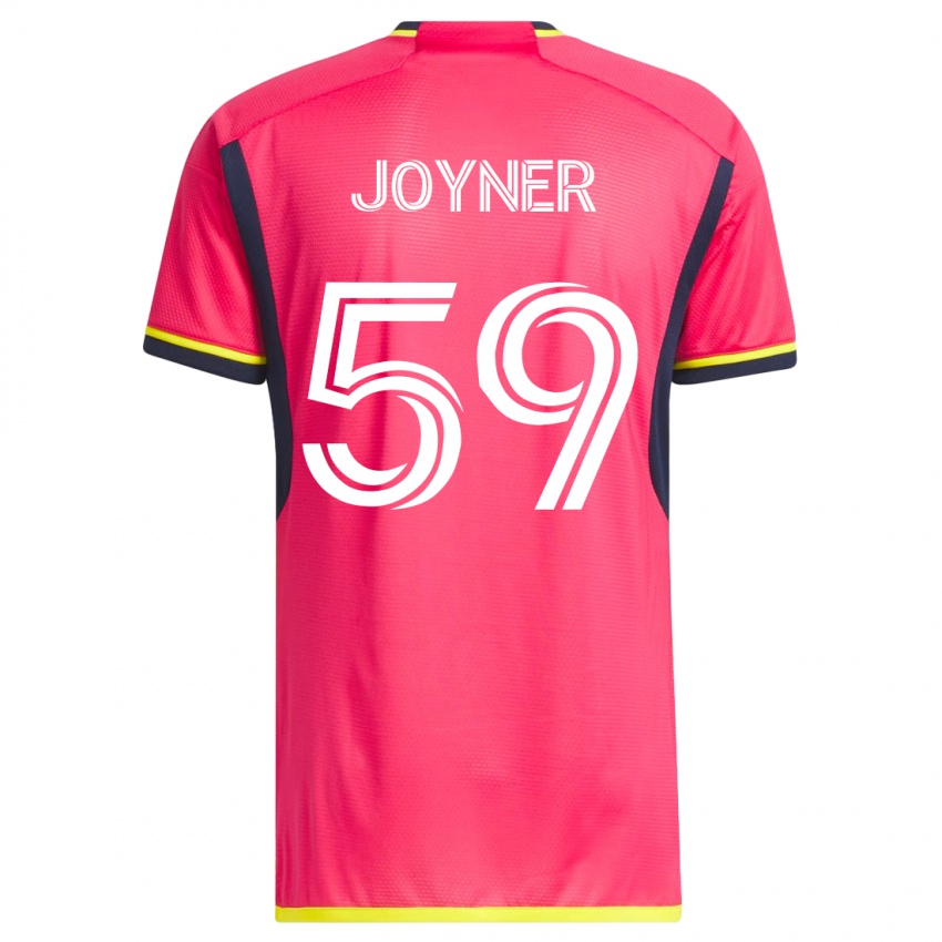 Dzieci Mykhi Joyner #59 Różowy Domowa Koszulka 2023/24 Koszulki Klubowe