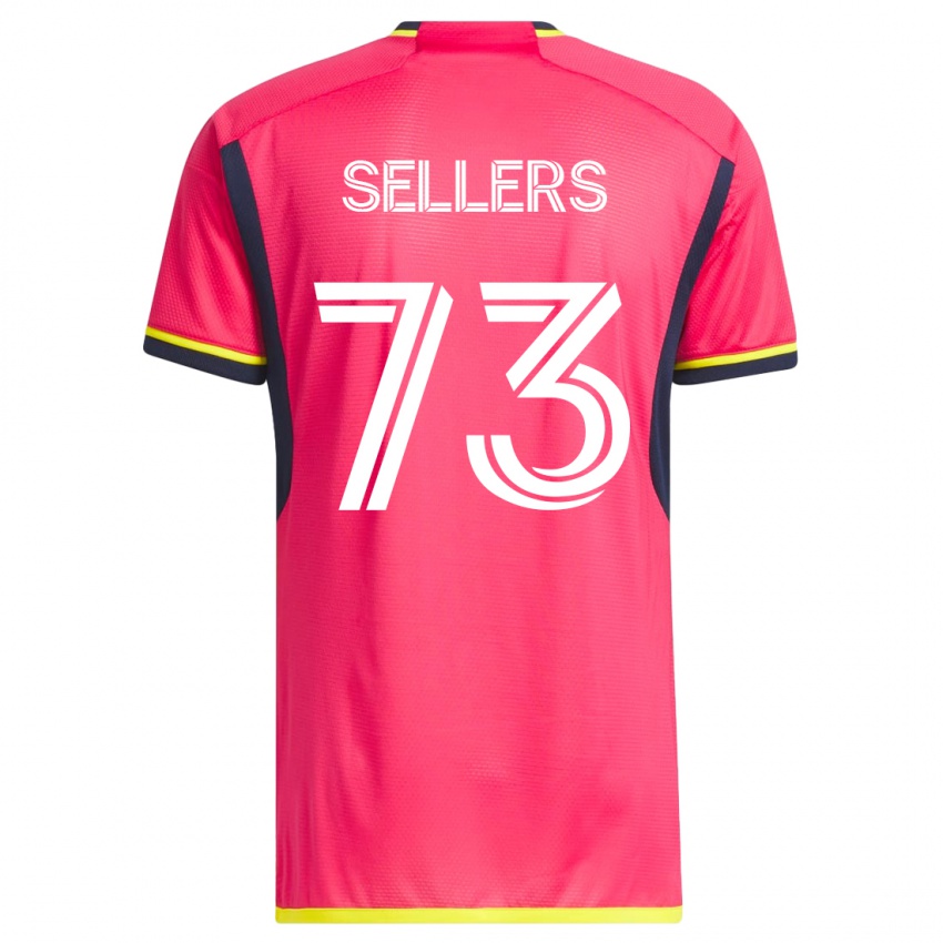 Dzieci Braydon Sellers #73 Różowy Domowa Koszulka 2023/24 Koszulki Klubowe