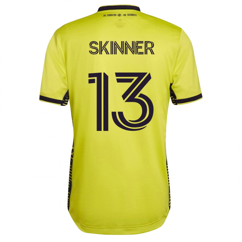 Dzieci Joey Skinner #13 Żółty Domowa Koszulka 2023/24 Koszulki Klubowe