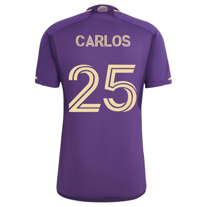 Dzieci Antônio Carlos #25 Fioletowy Domowa Koszulka 2023/24 Koszulki Klubowe