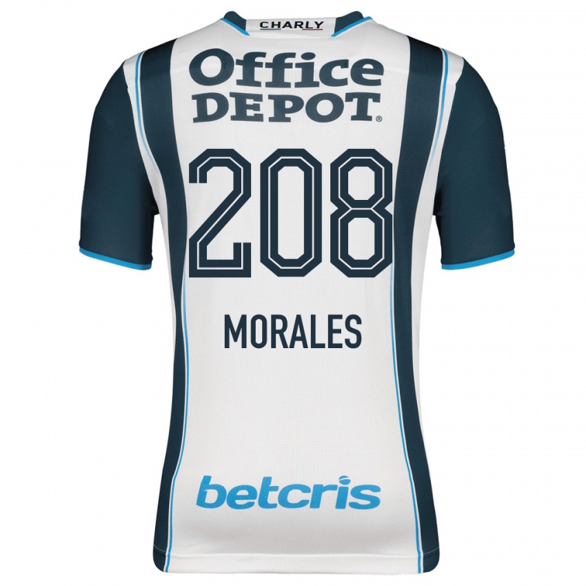 Dzieci Erik Morales #208 Marynarka Wojenna Domowa Koszulka 2023/24 Koszulki Klubowe