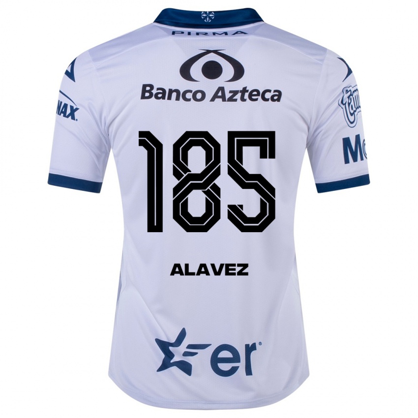 Dzieci Brian Alavez #185 Biały Domowa Koszulka 2023/24 Koszulki Klubowe