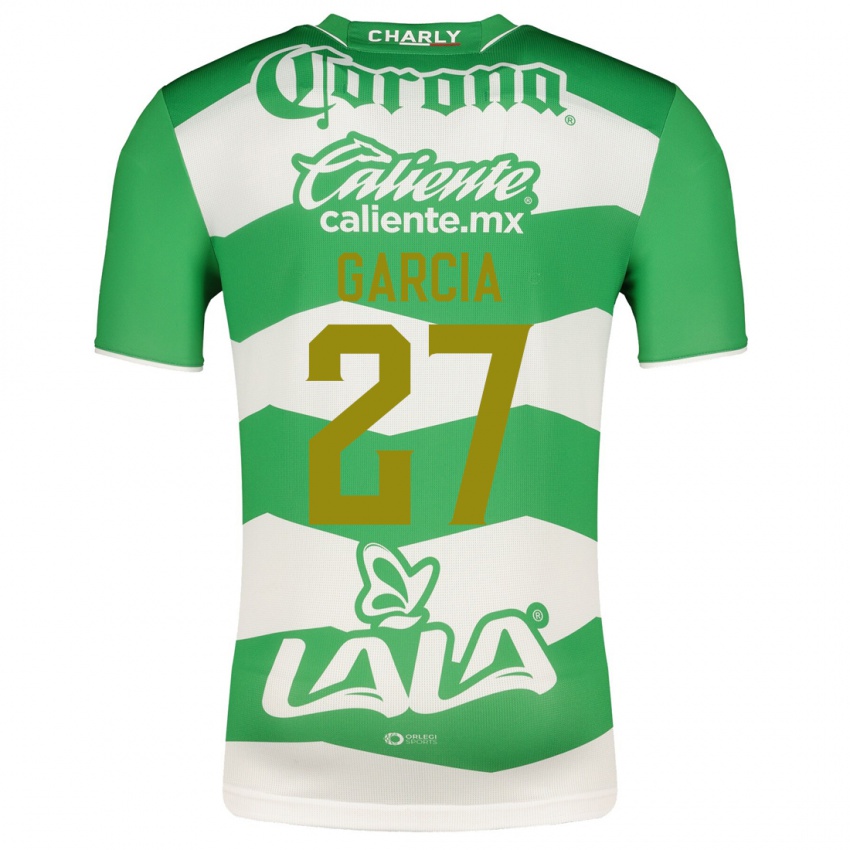 Dzieci Joel García #27 Zielony Domowa Koszulka 2023/24 Koszulki Klubowe