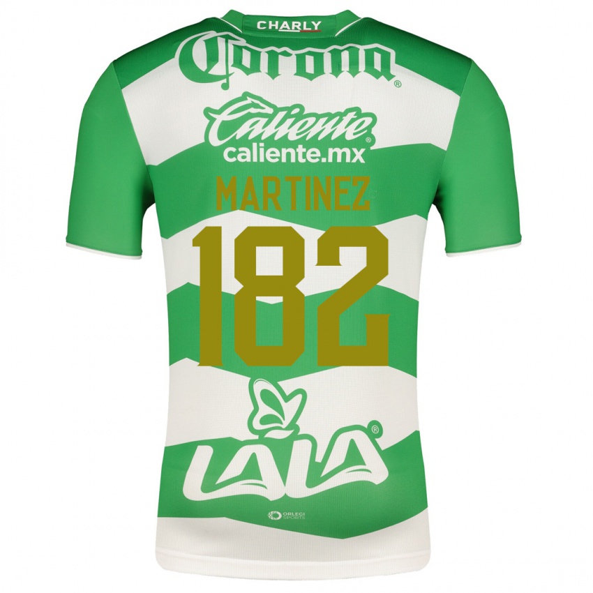 Dzieci Diego Martínez #182 Zielony Domowa Koszulka 2023/24 Koszulki Klubowe