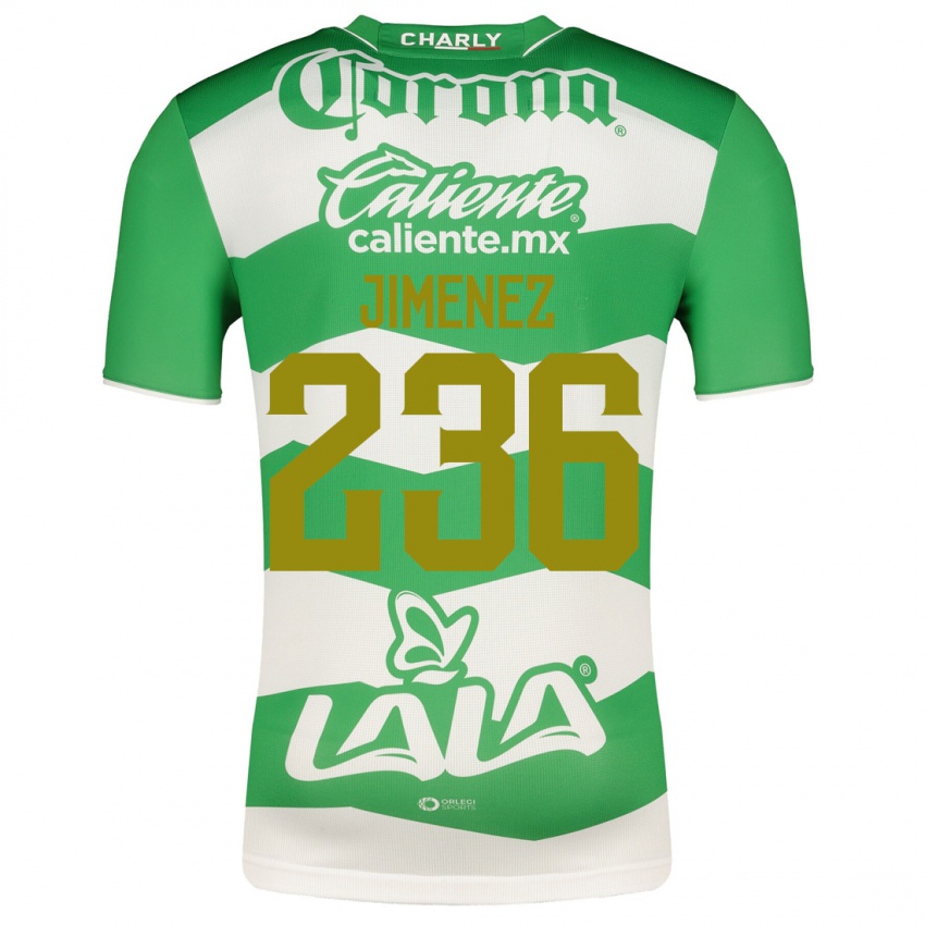 Dzieci Tahiel Jiménez #236 Zielony Domowa Koszulka 2023/24 Koszulki Klubowe