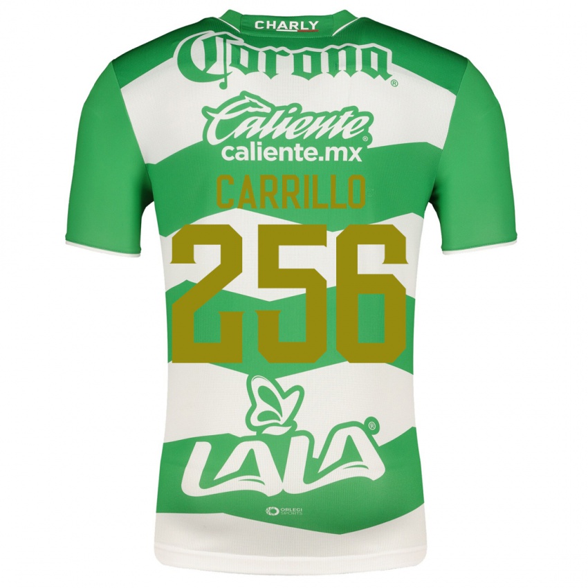 Dzieci Stéphano Carrillo #256 Zielony Domowa Koszulka 2023/24 Koszulki Klubowe