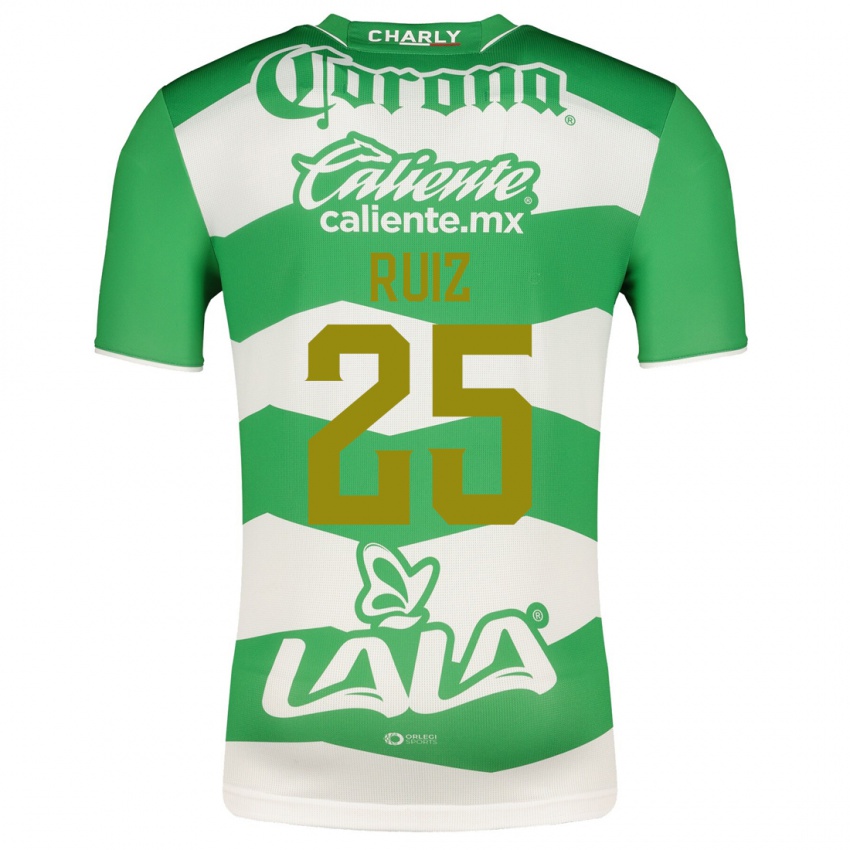 Dzieci Michel Ruiz #25 Zielony Domowa Koszulka 2023/24 Koszulki Klubowe