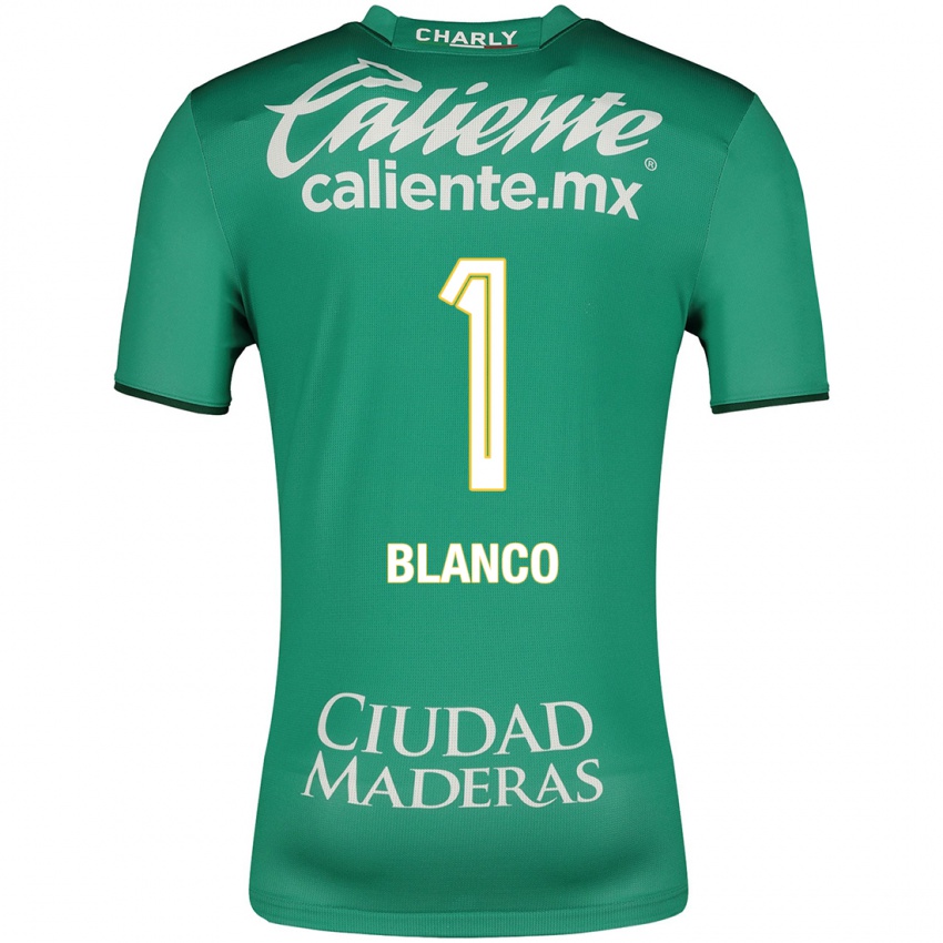 Dzieci Alfonso Blanco #1 Zielony Domowa Koszulka 2023/24 Koszulki Klubowe