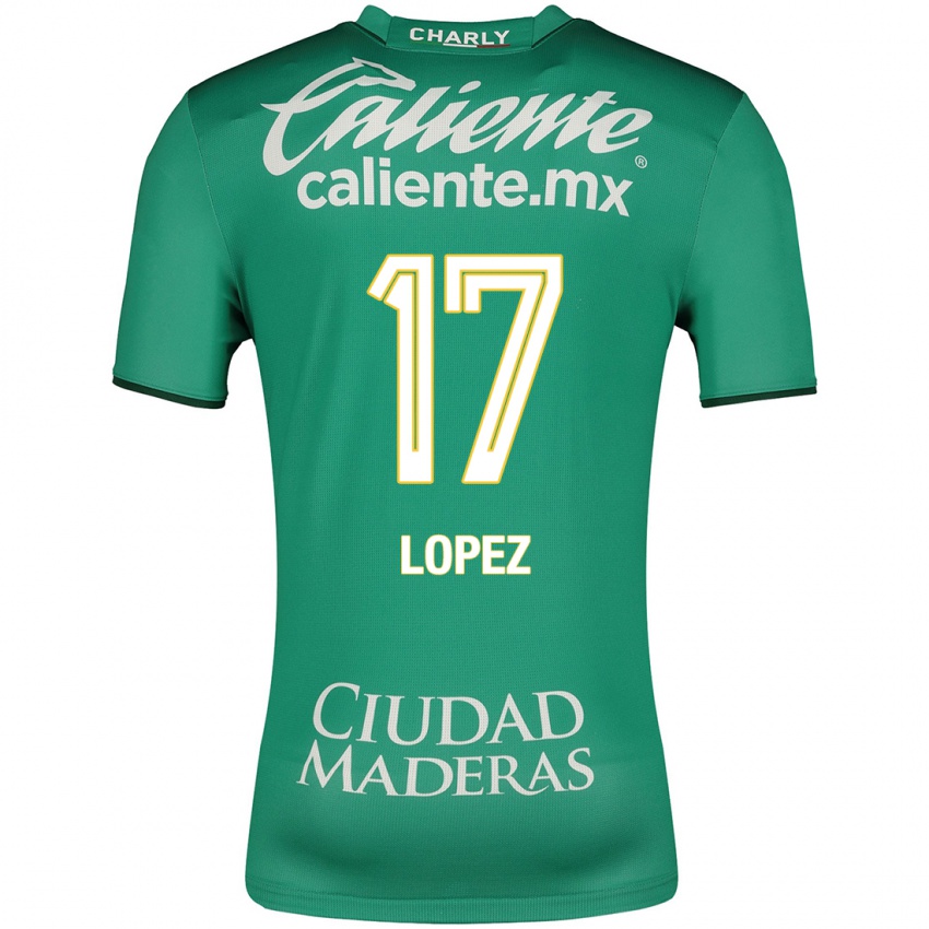Dzieci Nicolas Lopez #17 Zielony Domowa Koszulka 2023/24 Koszulki Klubowe