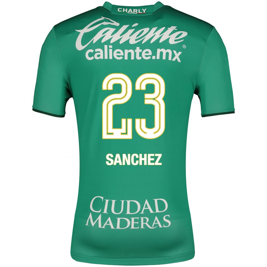 Dzieci Borja Sánchez #23 Zielony Domowa Koszulka 2023/24 Koszulki Klubowe