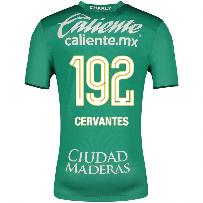 Dzieci Luis Cervantes #192 Zielony Domowa Koszulka 2023/24 Koszulki Klubowe