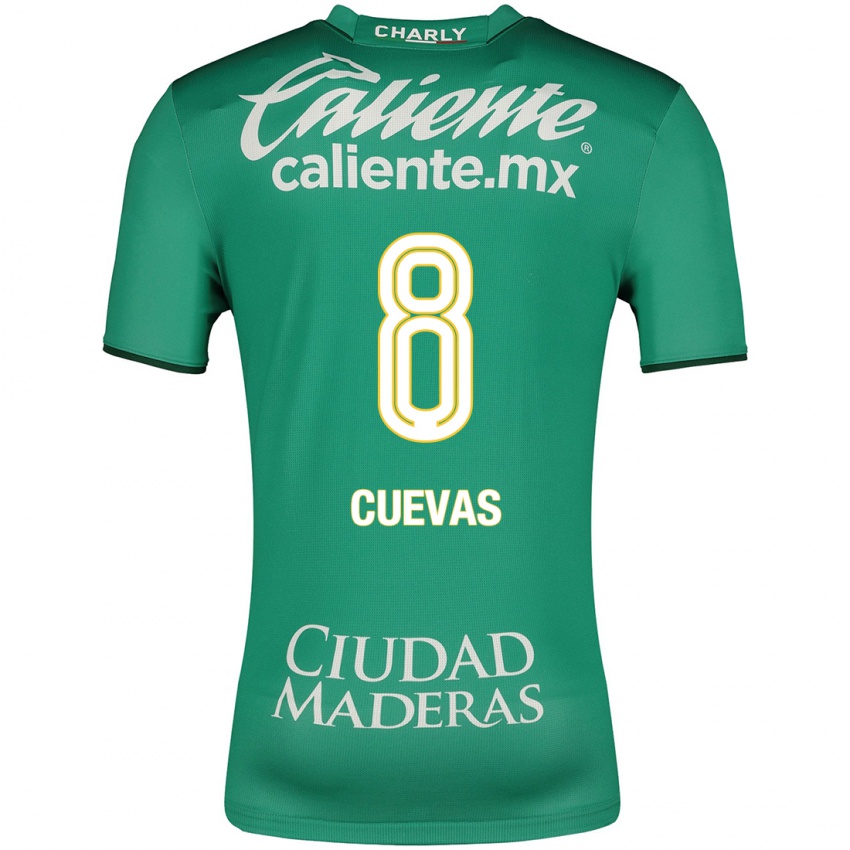 Dzieci Lucero Cuevas #8 Zielony Domowa Koszulka 2023/24 Koszulki Klubowe