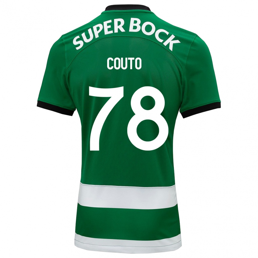 Dzieci Mauro Couto #78 Zielony Domowa Koszulka 2023/24 Koszulki Klubowe