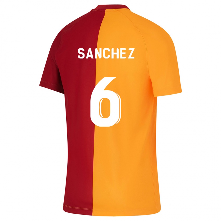Dzieci Davinson Sanchez #6 Pomarańczowy Domowa Koszulka 2023/24 Koszulki Klubowe