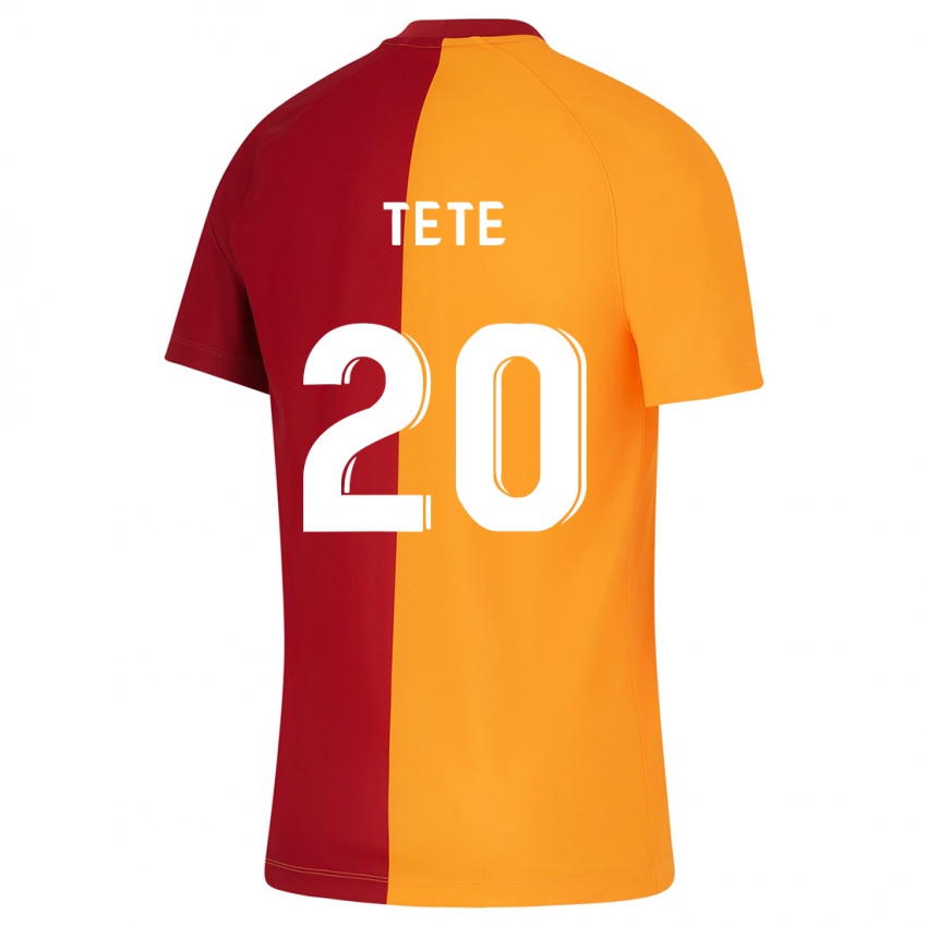 Dzieci Tete #20 Pomarańczowy Domowa Koszulka 2023/24 Koszulki Klubowe