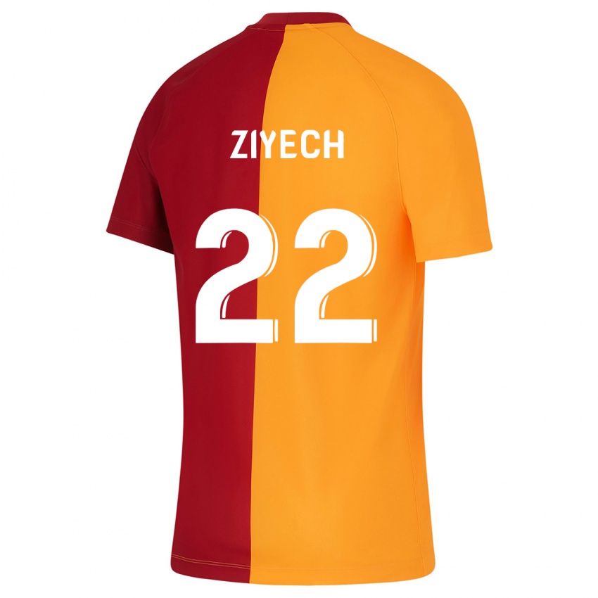 Dzieci Hakim Ziyech #22 Pomarańczowy Domowa Koszulka 2023/24 Koszulki Klubowe