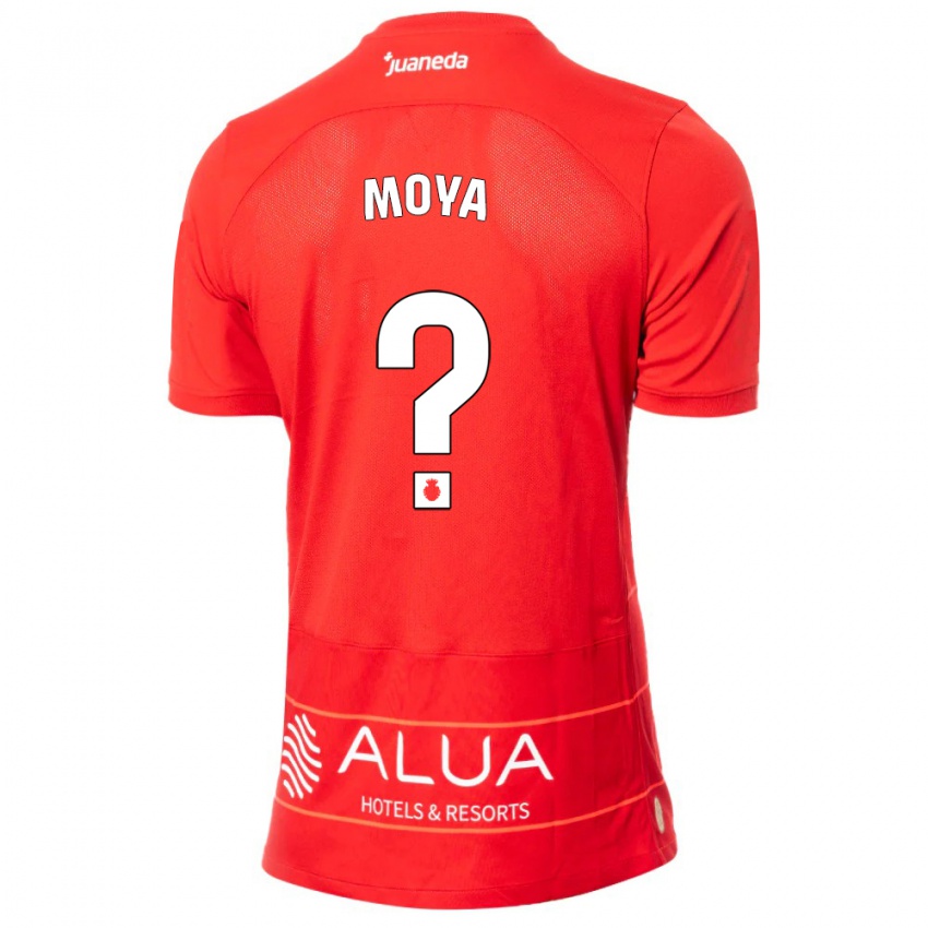 Dzieci Pablo Moyá #0 Czerwony Domowa Koszulka 2023/24 Koszulki Klubowe