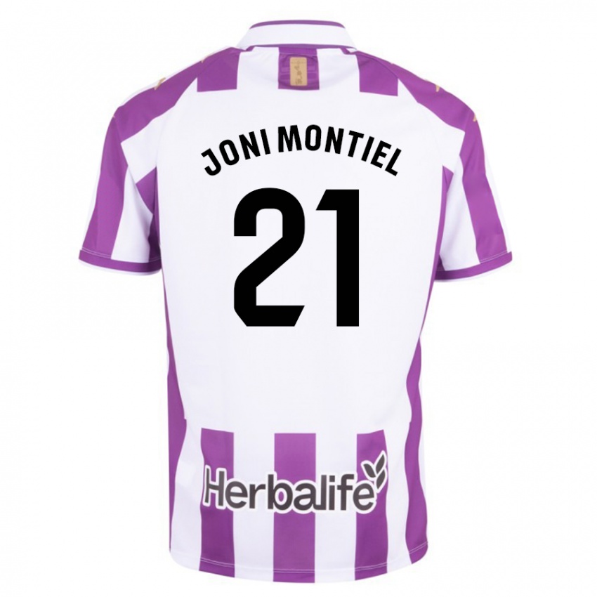 Dzieci Joni Montiel #21 Purpurowy Domowa Koszulka 2023/24 Koszulki Klubowe