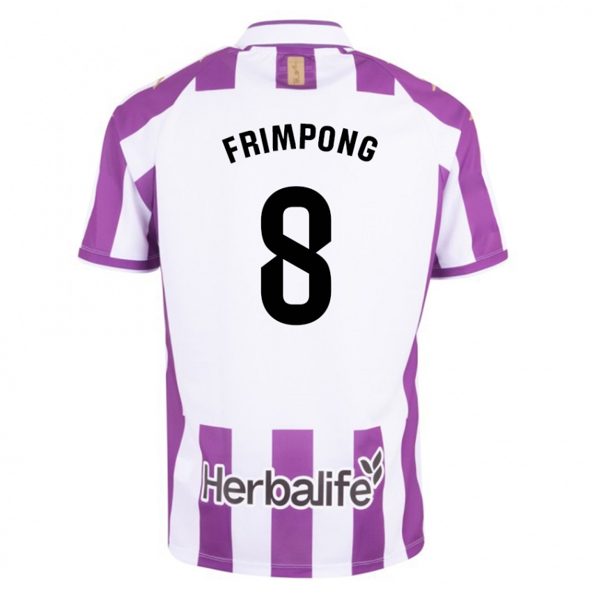 Dzieci Eugene Frimpong #8 Purpurowy Domowa Koszulka 2023/24 Koszulki Klubowe