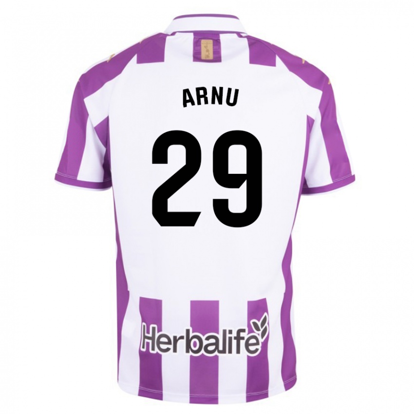 Dzieci Adrián Arnu #29 Purpurowy Domowa Koszulka 2023/24 Koszulki Klubowe