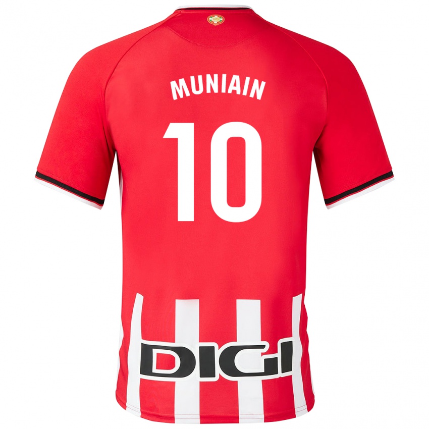 Dzieci Iker Muniain #10 Czerwony Domowa Koszulka 2023/24 Koszulki Klubowe