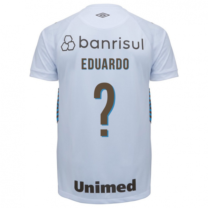 Dzieci Eduardo #0 Biały Wyjazdowa Koszulka 2023/24 Koszulki Klubowe