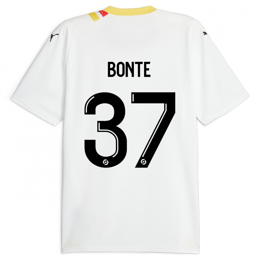 Dzieci Nolan Bonte #37 Czarny Wyjazdowa Koszulka 2023/24 Koszulki Klubowe