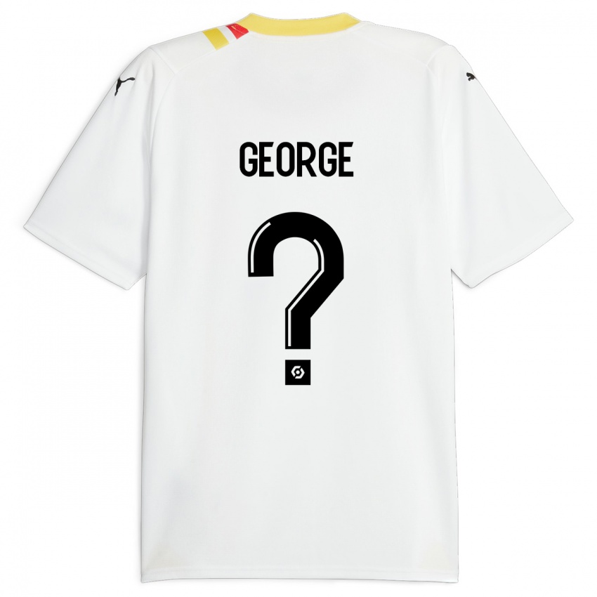 Dzieci Ryan George #0 Czarny Wyjazdowa Koszulka 2023/24 Koszulki Klubowe