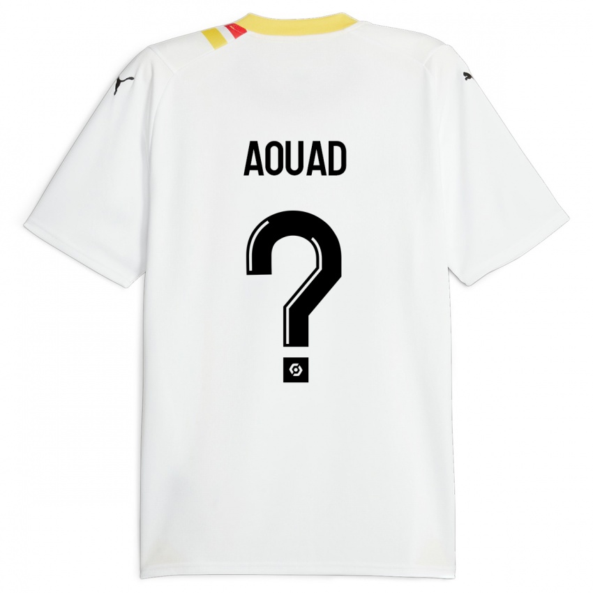 Dzieci Ismaël Aouad #0 Czarny Wyjazdowa Koszulka 2023/24 Koszulki Klubowe