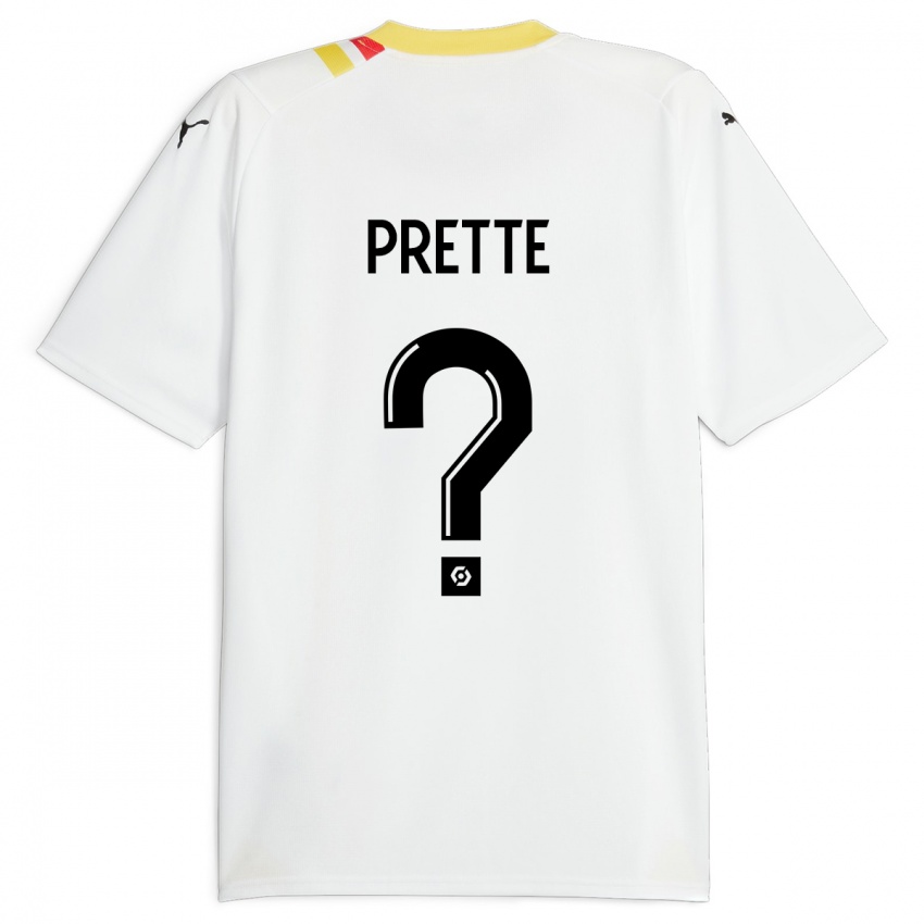 Dzieci Andréa Prette #0 Czarny Wyjazdowa Koszulka 2023/24 Koszulki Klubowe