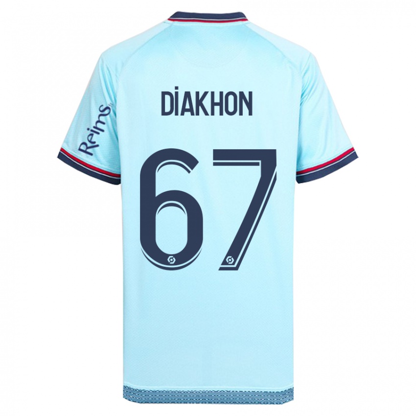 Dzieci Mamadou Diakhon #67 Niebieskie Niebo Wyjazdowa Koszulka 2023/24 Koszulki Klubowe
