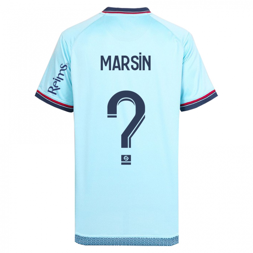 Dzieci Antonin Marsin #0 Niebieskie Niebo Wyjazdowa Koszulka 2023/24 Koszulki Klubowe