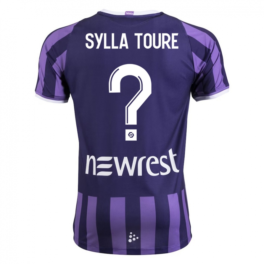 Dzieci Ismael Sylla Touré #0 Purpurowy Wyjazdowa Koszulka 2023/24 Koszulki Klubowe