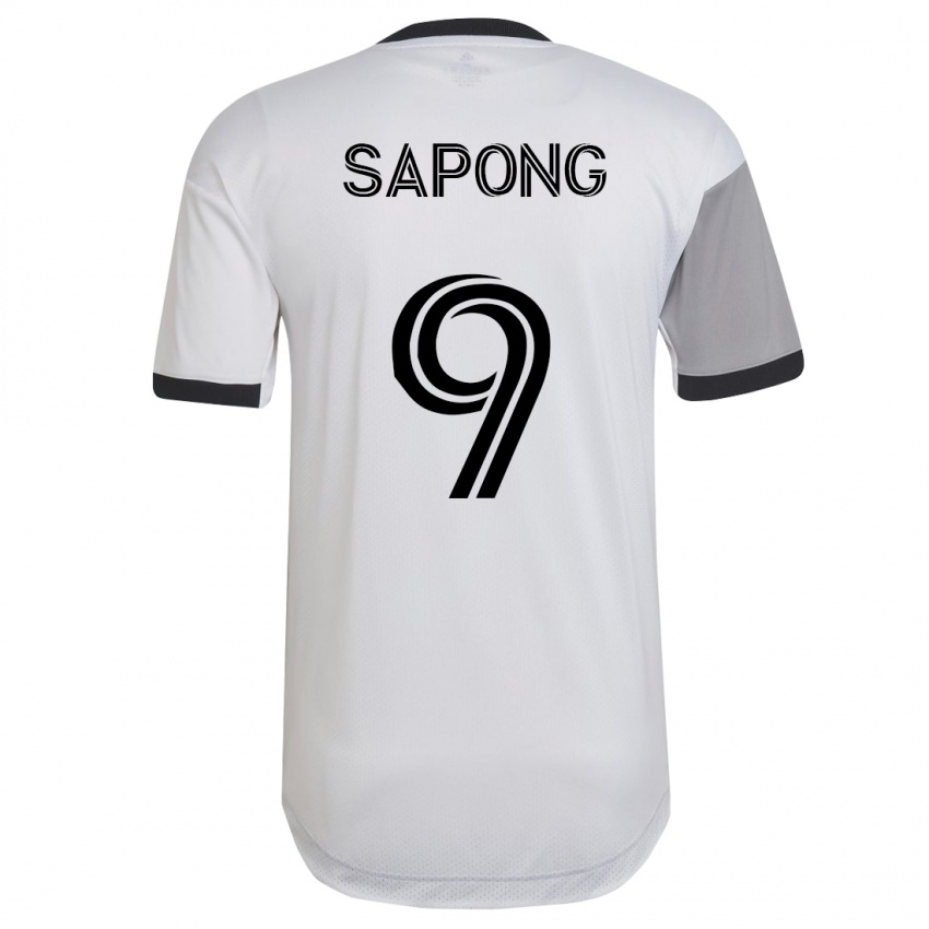 Dzieci C.j. Sapong #9 Biały Wyjazdowa Koszulka 2023/24 Koszulki Klubowe