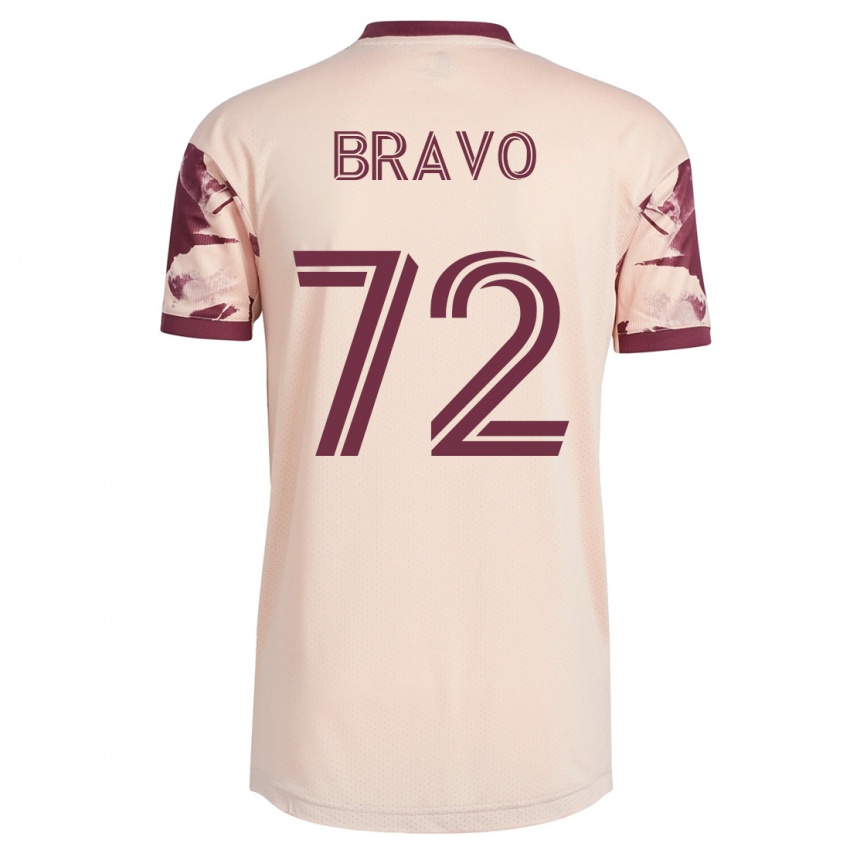 Dzieci Julian Bravo #72 Białawy Wyjazdowa Koszulka 2023/24 Koszulki Klubowe