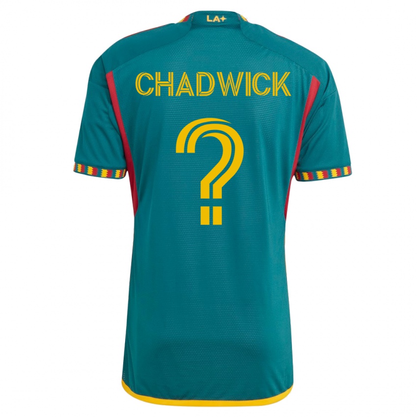 Dzieci Edward Chadwick #0 Zielony Wyjazdowa Koszulka 2023/24 Koszulki Klubowe