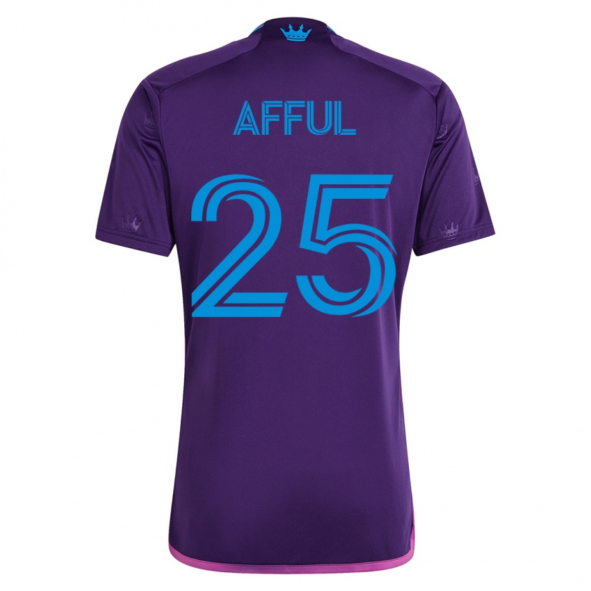 Dzieci Harrison Afful #25 Fioletowy Wyjazdowa Koszulka 2023/24 Koszulki Klubowe