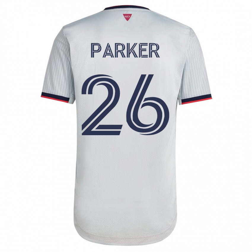 Dzieci Tim Parker #26 Biały Wyjazdowa Koszulka 2023/24 Koszulki Klubowe